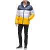 imageTommy Hilfiger Mens Hooded Puffer Jacket Standard and Big ampamp TallPearlized YellowNavy