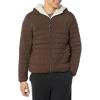 Hooded Down Brown Camel