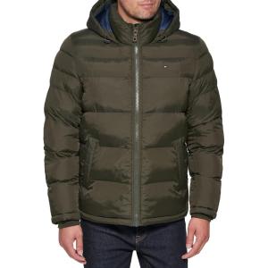 imageTommy Hilfiger Mens Hooded Puffer Jacket Standard and Big ampamp TallNew Camo