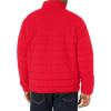 imageCalvin Klein Mens Full Zip Down Puffer CoatPackable Deep Red