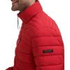 imageCalvin Klein Mens Full Zip Down Puffer CoatPackable Deep Red