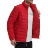 imageCalvin Klein Mens Full Zip Down Puffer CoatPackable Deep Red