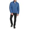 imageCalvin Klein Mens Full Zip Down Puffer CoatPackable Denim Blue