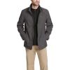 imageDOCKERS Mens Dwight Soft Shell Bib JacketHeather Charcoal