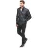 imageLevis Mens Faux Leather Aviator Bomber Jacket Regular ampamp Big ampamp Tall SizesBlack