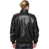 imageLevis Mens Faux Leather Aviator Bomber Jacket Regular ampamp Big ampamp Tall SizesBlackSherpa Lined