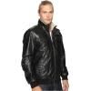 imageLevis Mens Faux Leather Aviator Bomber Jacket Regular ampamp Big ampamp Tall SizesBlackSherpa Lined