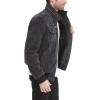 imageLevis Mens Faux Leather Aviator Bomber Jacket Regular ampamp Big ampamp Tall SizesCharcoal