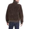 imageLevis Mens Faux Leather Aviator Bomber Jacket Regular ampamp Big ampamp Tall SizesDark Brown Faux Suede