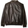 imageLevis Mens Faux Leather Aviator Bomber Jacket Regular ampamp Big ampamp Tall SizesDark BrownSherpa Lined