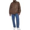 imageLevis Mens Faux Leather Aviator Bomber Jacket Regular ampamp Big ampamp Tall SizesEarthSherpa Lined