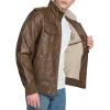 imageLevis Mens Faux Leather Aviator Bomber Jacket Regular ampamp Big ampamp Tall SizesLight Brown BisonSherpa Lined