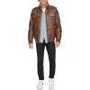 imageLevis Mens Faux Leather Aviator Bomber Jacket Regular ampamp Big ampamp Tall SizesSaddleSherpa Lined