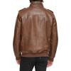 imageLevis Mens Faux Leather Aviator Bomber Jacket Regular ampamp Big ampamp Tall SizesSaddleSherpa Lined