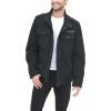 imageLevis Mens Washed Cotton Military Jacket Regular ampamp Big ampamp Tall SizesBlack Filled