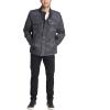 imageLevis Mens Washed Cotton Military Jacket Regular ampamp Big ampamp Tall SizesBlue Camo Filled