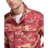 imageLevis Mens Washed Cotton Military Jacket Regular ampamp Big ampamp Tall SizesKhaki Red Camo Unfilled