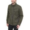 imageLevis Mens Washed Cotton Military Jacket Regular ampamp Big ampamp Tall SizesOlive Unfilled