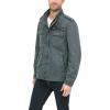 imageLevis Mens Washed Cotton Military Jacket Regular ampamp Big ampamp Tall SizesWashed Indigo Unfilled