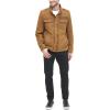 imageLevis Mens Washed Cotton Military Jacket Regular ampamp Big ampamp Tall SizesWorker Brown Filled