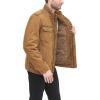 imageLevis Mens Washed Cotton Military Jacket Regular ampamp Big ampamp Tall SizesWorker Brown Filled