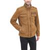 imageLevis Mens Washed Cotton Military Jacket Regular ampamp Big ampamp Tall SizesWorker Brown Filled