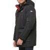 imageTommy Hilfiger Mens Arctic Cloth Heavyweight Performance Parka Down Alternative Outerwear CoatBlack Tech