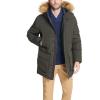 imageTommy Hilfiger Mens Arctic Cloth Heavyweight Performance Parka Down Alternative Outerwear CoatDark Forest