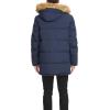 imageTommy Hilfiger Mens Arctic Cloth Heavyweight Performance Parka Down Alternative Outerwear CoatNavy