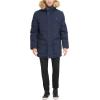 imageTommy Hilfiger Mens Arctic Cloth Heavyweight Performance Parka Down Alternative Outerwear CoatNavy