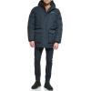 imageTommy Hilfiger Mens Arctic Cloth Heavyweight Performance Parka Down Alternative Outerwear CoatNavy Tech