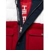 imageTommy Hilfiger Mens Arctic Cloth Heavyweight Performance Parka Down Alternative Outerwear CoatNavyWhiteRed