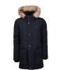 imageTommy Hilfiger Mens Arctic Cloth Heavyweight Performance Parka Down Alternative Outerwear CoatBlack