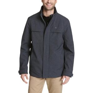 imageDOCKERS Mens Dwight Soft Shell Bib JacketMidnight Heather