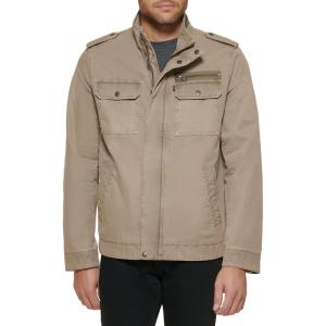 imageLevis Mens Washed Cotton Military Jacket Regular ampamp Big ampamp Tall SizesStone Unfilled