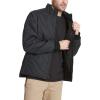 imageDockers Mens Diamon Quilted Cotton OpenBottom Bomber JacketBlack