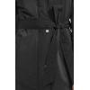 imageKenneth Cole Womens Belted Sleeker Midweight Coat with Attached HoodBlack