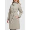 imageKenneth Cole Womens Belted Sleeker Midweight Coat with Attached HoodStone