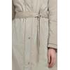 imageKenneth Cole Womens Belted Sleeker Midweight Coat with Attached HoodStone