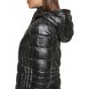 imageKenneth Cole Womens Full Zip Hooded Packable JacketFull Zip Black