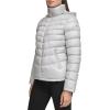 imageKenneth Cole Womens Full Zip Hooded Packable JacketHooded Packable Silver