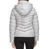 imageKenneth Cole Womens Full Zip Hooded Packable JacketHooded Packable Silver