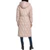 imageKenneth Cole Womens Long Puffer JacketDiamond Quilted Rose Dust