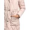 imageKenneth Cole Womens Long Puffer JacketDiamond Quilted Rose Dust