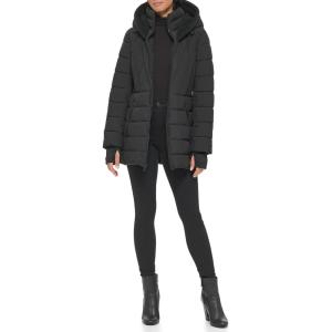 imageKenneth Cole Womens Puffer JacketDrawcord Black