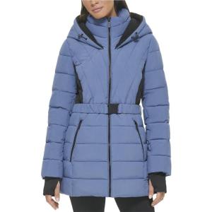 imageKenneth Cole Womens Puffer JacketDrawcord Lakeblu