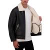 imageKenneth Cole Mens Faux Shearling MotoBlack