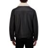 imageKenneth Cole Mens Faux Shearling MotoBlack