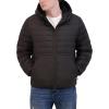 imageKenneth Cole Mens Hooded Down Alternative JacketDeep Black