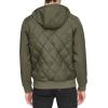 imageKenneth Cole Mens Midweight JacketQuilted Hood Olive